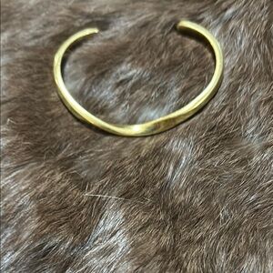Elegant Gold-Tone Cuff Bracelet